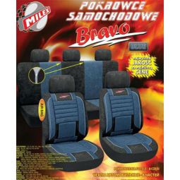 Milex Bravo Комплект чехлов на автомобильные сидения Синие