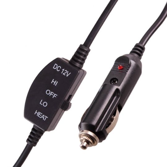 Vitol H 2021V BK Накидка на сиденье с подогревом черный (100*50 см)