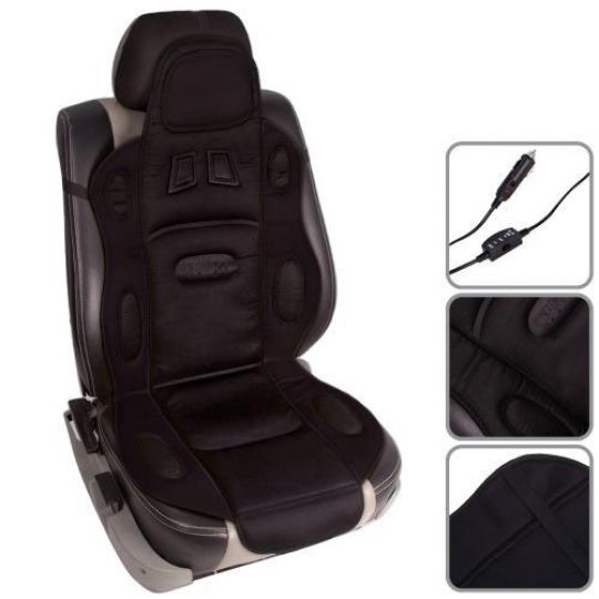 Vitol H 19002 BK Накидка на сиденье с подогревом черный (115*49 см)