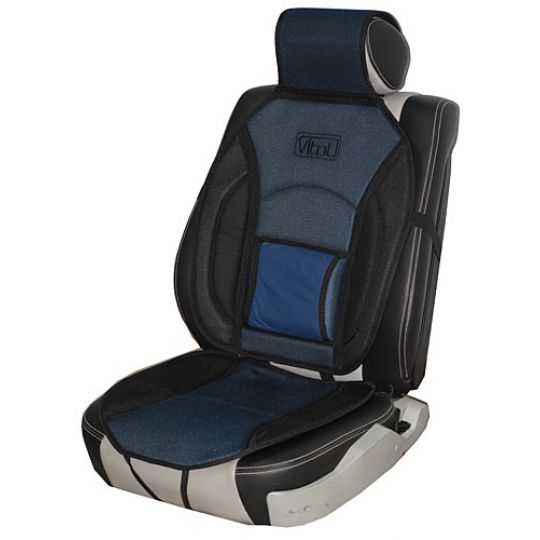 Vitol Накидка на сиденье дерматин+сетка MF 1007