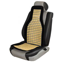 Vitol Накидка на сиденье велюр+дерево FD-115