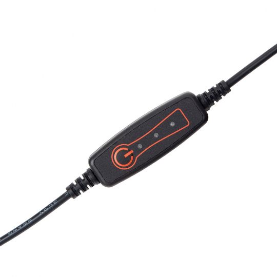 Vitol VH-0509 Накидка на сиденье с подогревом черный (42*40 см) 5V USB