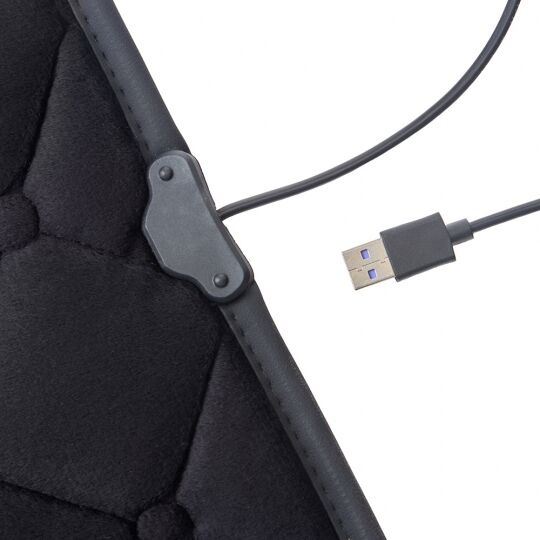 Vitol VHR-0507 Накидка на сиденье с подогревом черный (42*40 см) 5V USB