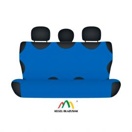 Чехлы майки Kegel-Blazusiak Cotton на автомобильные задние сидения  (синие)