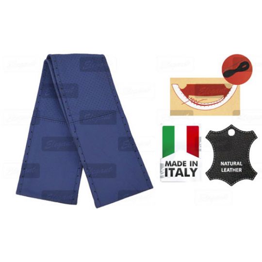 Elegant  Оплетка (чехол) на руль обшиваемая кожа перфорированный EL105 057 (4 шва)