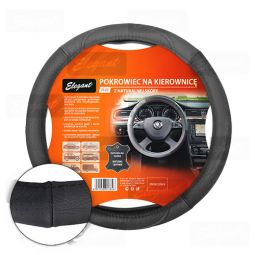 Elegant Чехол на руль кожа (перфорация + черная нить) EL105 626
