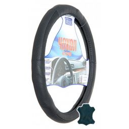 Vitol Оплетка (чехол) на руль кожа с вставками LK-1037