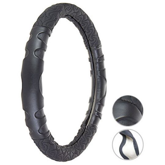 Vitol Оплетка (чехол) на руль БО кожа VP315