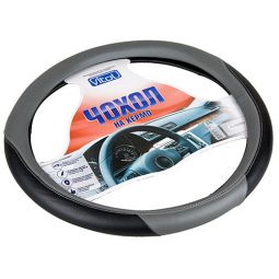 Vitol Оплетка (чехол) на руль кожзам PU 100105