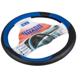 Vitol Оплетка (чехол) на руль кожзам CU 100301