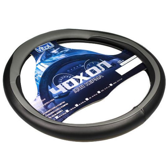 Vitol Оплетка (чехол) на руль кожзам PU 100306