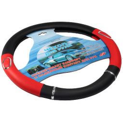 Vitol Оплетка (чехол) на руль кожзам 17012