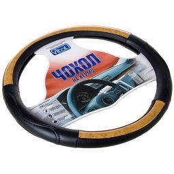 Vitol Оплетка (чехол) на руль кожзам BC 090704