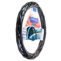 Vitol Оплетка (чехол) на руль кожзам C 1204005