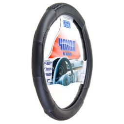 Vitol Оплетка (чехол) на руль кожзам PU 1203010