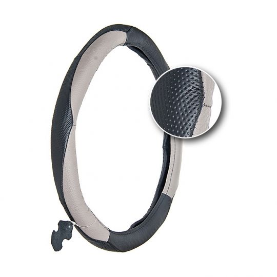 Vitol Оплетка (чехол) на руль кожа перфорированная с вставками 09NR003 Vitol Оплетка (чехол) на руль кожа перфорированная с вставками 09NR003