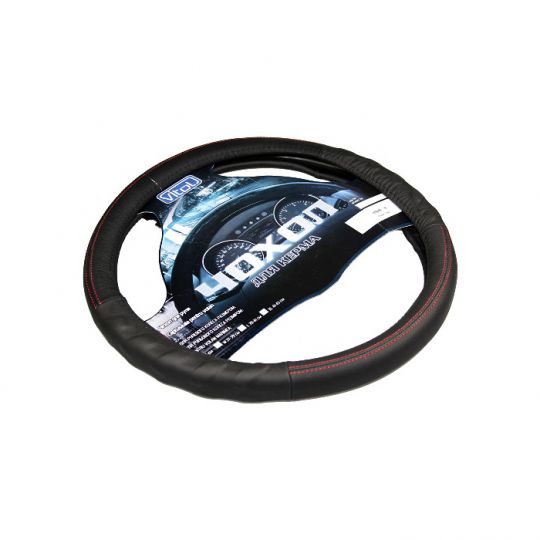 Vitol Оплетка (чехол) на руль кожа прессованная 09RN058