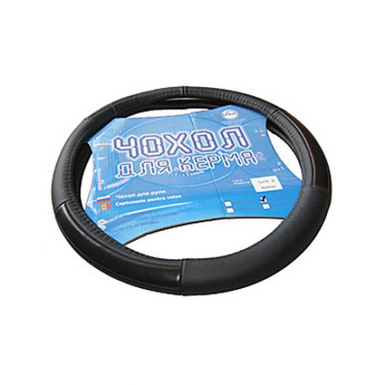 Vitol Оплетка (чехол) на руль кожа с вставками 4765