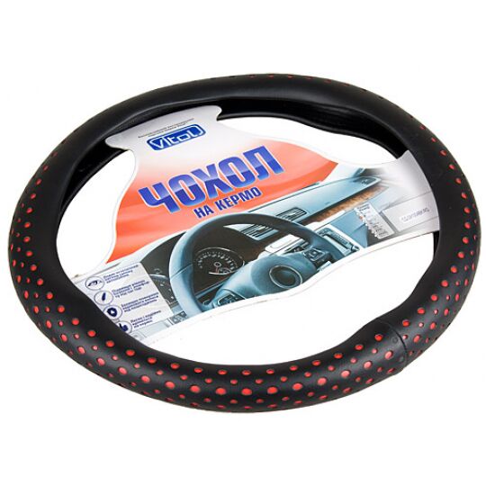 Vitol Оплетка (чехол) на руль кожзам 091004 Vitol Оплетка (чехол) на руль кожзам 091004