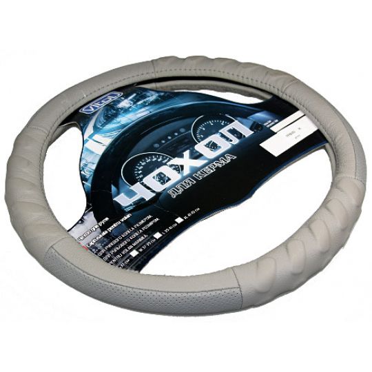 Vitol Оплетка (чехол) на руль кожа прессованная 09RN050