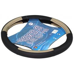 Vitol Оплетка (чехол) на руль кожа перфорированная с вставками 4774