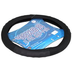 Vitol Оплетка (чехол) на руль кожа перфорированная с вставками 2514