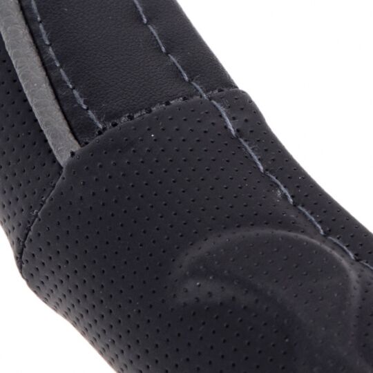 Штурмовик Оплетка на руль (каркасная) Ш-163029, размер L,  Перфорированная кожа Черный с серым