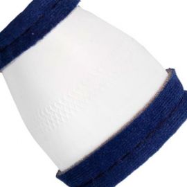 Штурмовик Оплетка на руль (каркасная) Ш-190402 FL, размер M, Ткань синяя с вышивкой