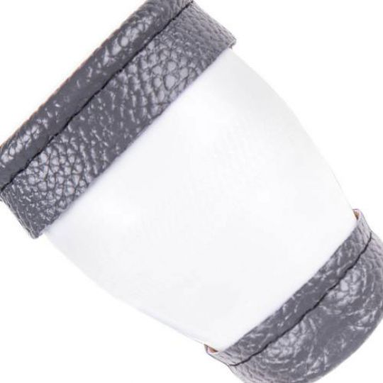 Vitol Оплетка на руль (каркасная) VLU 1806009 GY, размер M, кожзам Серый