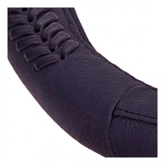 Vitol Оплетка на руль (каркасная) B 402, размер L, БО кожа Черная