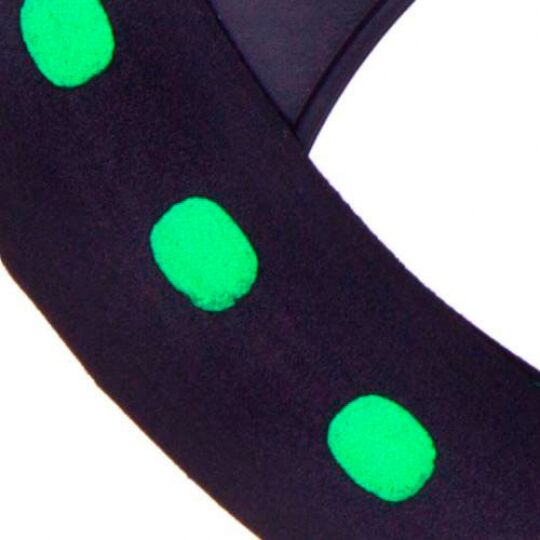 Vitol Оплетка на руль (эластичная) F 14022, универсальная, Неопрен Черный с зелёными вставками Vitol Оплетка на руль (эластичная) F 14022, универсальная, Неопрен Черный с зелёными вставками