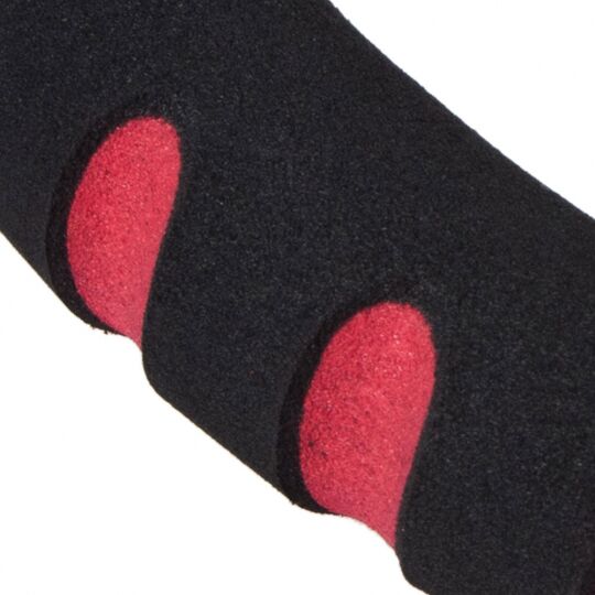 Vitol Оплетка на руль (эластичная) F 14023, универсальная, Неопрен Черный с красными вставками Vitol Оплетка на руль (эластичная) F 14023, универсальная, Неопрен Черный с красными вставками