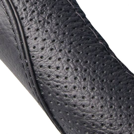 Vitol Оплетка на руль (каркасная) VL 578, размер M, БО, кожа Черная