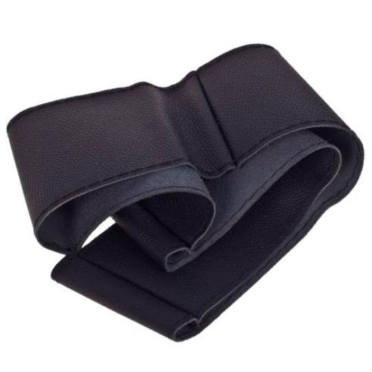 Vitol Оплетка на руль обшиваемая VSF68/3 (3 шва), размер M, Кожа Черная