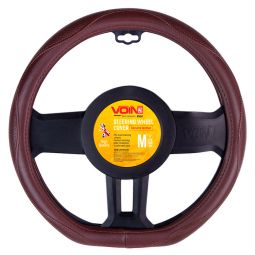 Voin Оплетка на руль (каркасная) VLOD-LF2161 BR размер M, Кожа Коричневый/Flat Voin Оплетка на руль (каркасная) VLOD-LF2161 BR размер M, Кожа Коричневый/Flat