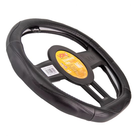 Voin Оплетка на руль (каркасная) VLOD-LF2164 BK размер M, Кожа Черная/Flat Voin Оплетка на руль (каркасная) VLOD-LF2164 BK размер M, Кожа Черная/Flat