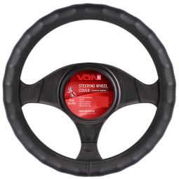 Voin Оплетка на руль (каркасная) VLOD-L06, размер M, Кожа Черная Voin Оплетка на руль (каркасная) VLOD-L06, размер M, Кожа Черная