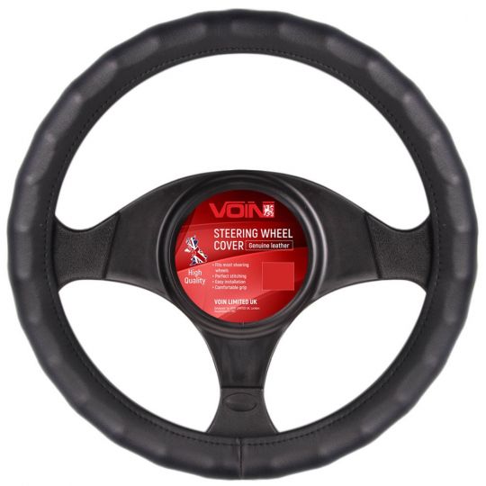 Voin Оплетка на руль (каркасная) VLOD-L06, размер M, Кожа Черная Voin Оплетка на руль (каркасная) VLOD-L06, размер M, Кожа Черная