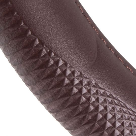 Voin Оплетка на руль (каркасная) VLOD-L948, размер M, БО, Кожа Коричневая Voin Оплетка на руль (каркасная) VLOD-L948, размер M, БО, Кожа Коричневая