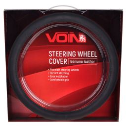 Voin Оплетка на руль (каркасная) VLOD-L974, размер M, БО, Кожа Черная Voin Оплетка на руль (каркасная) VLOD-L974, размер M, БО, Кожа Черная