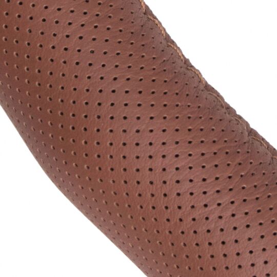 Voin Оплетка на руль (каркасная) VLOD-L974, размер M, БО, Кожа Коричневая