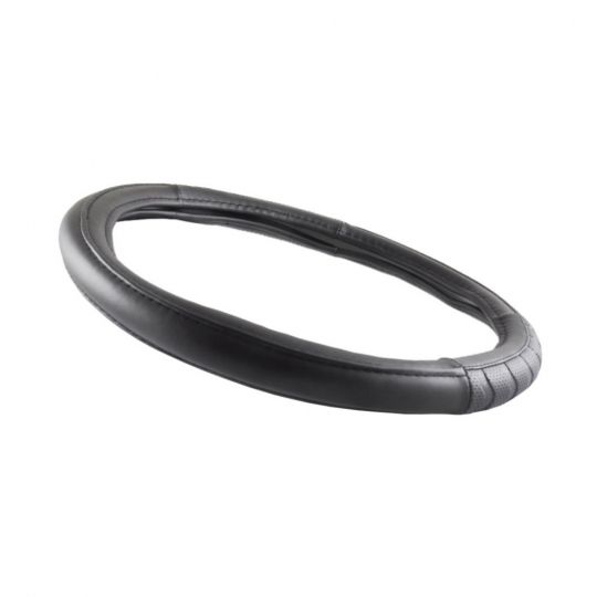 Winso 140120 Оплетка (чехол) на руль БО экокожа, черный с перфорацией