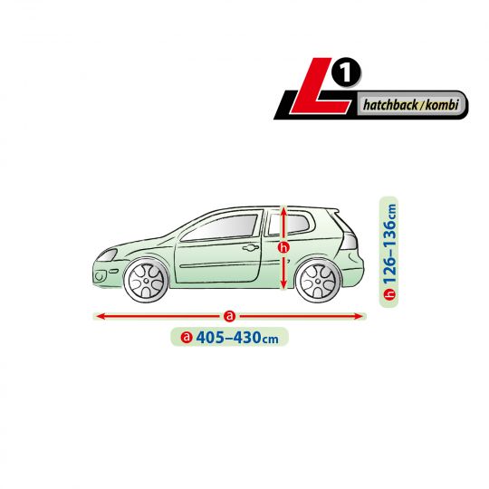 Kegel чохол-тент Membrane Garage Hatchback L1 (405-430х136х148)