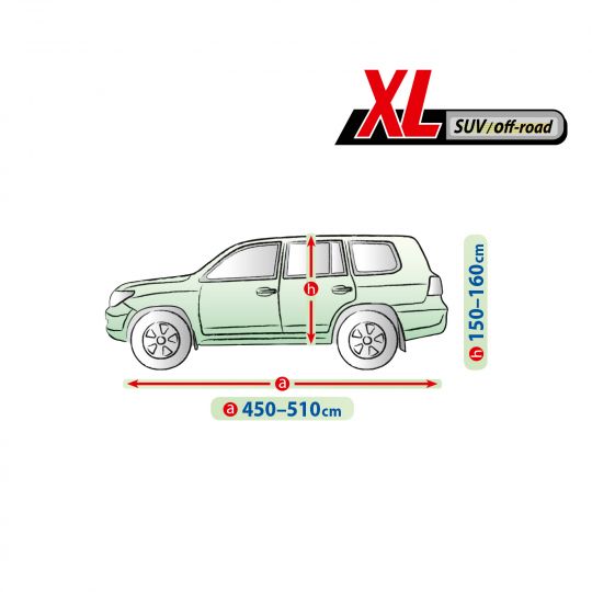 Kegel чохол-тент Membrane Garage SUV/Off Road XL (450-510х160х148)