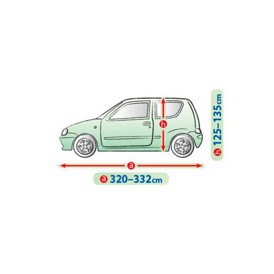 Kegel чехол-тент Mobile Garage Hatchback S2 (320-332х135х148)