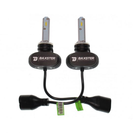 Baxster Лампы автомобильные светодиодные S1 H27 5000K 4000Lm (2 шт) Baxster Лампы автомобильные светодиодные S1 H27 5000K 4000Lm (2 шт)