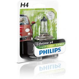 Philips LongLife EcoVision (служат в 4 раза дольше) - Лампочки автомобильные