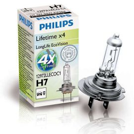 Philips LongLife EcoVision (служат в 4 раза дольше) - Лампочки автомобильные