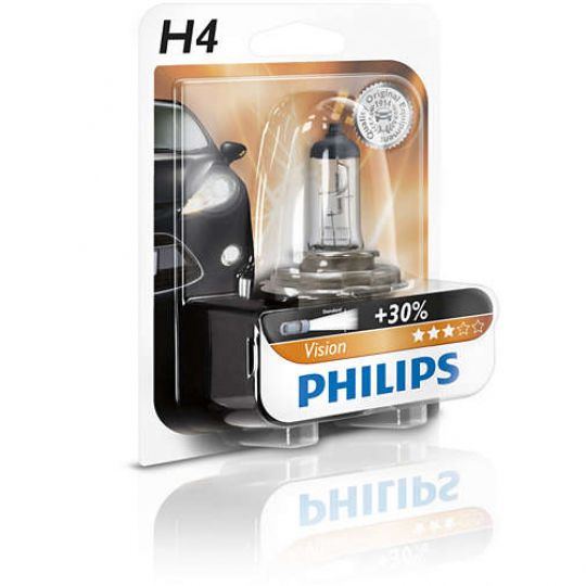 Philips Vision (+30% света) - Лампочки автомобильные Philips Vision (+30% света) - Лампочки автомобильные