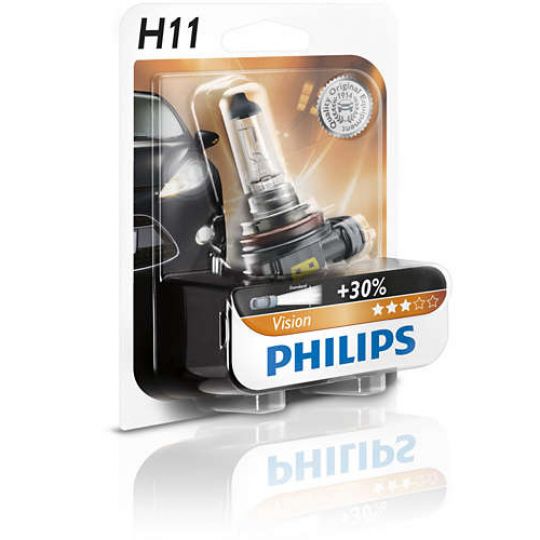 Philips Vision (+30% света) - Лампочки автомобильные Philips Vision (+30% света) - Лампочки автомобильные